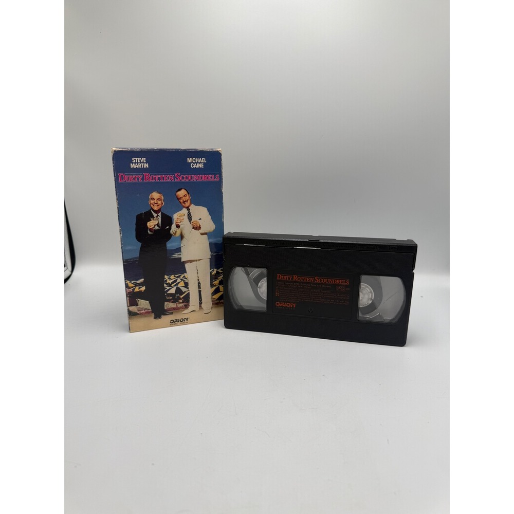 Dirty‎ Rotten Scoundrels VHS Steve Martin Michael Caine Orion Home Video 1988